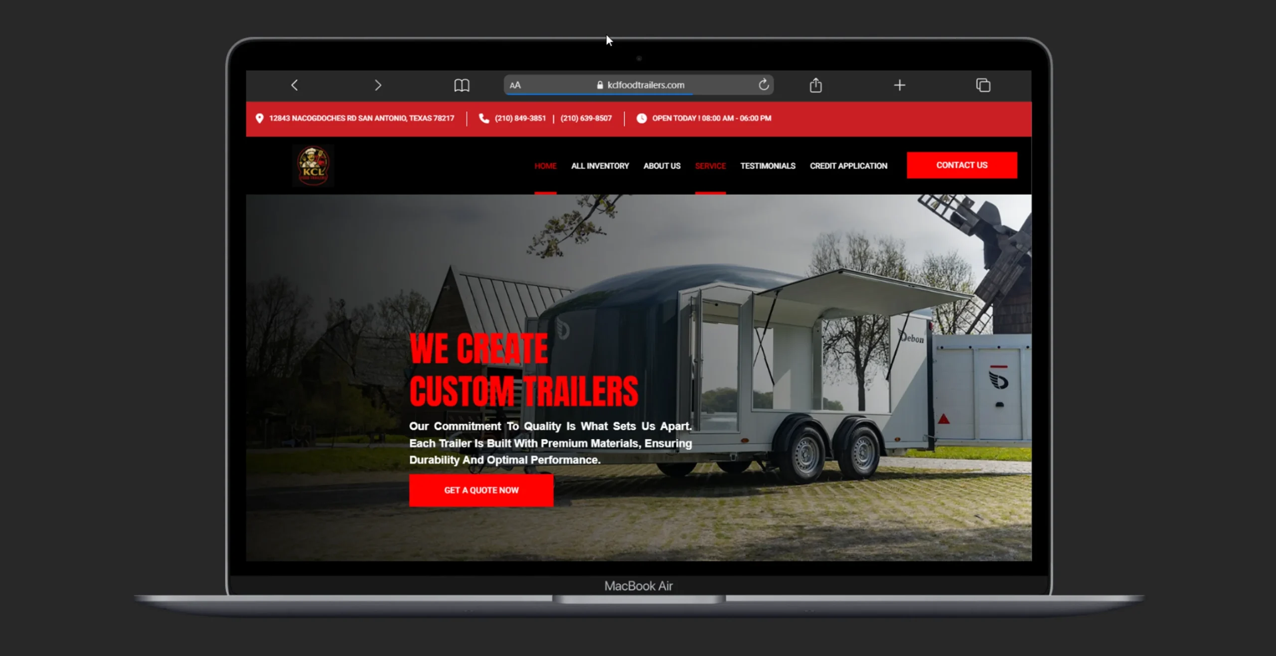 Custom Food Trailers & Mobile Kitchen Solutions | KCL Food Trailers