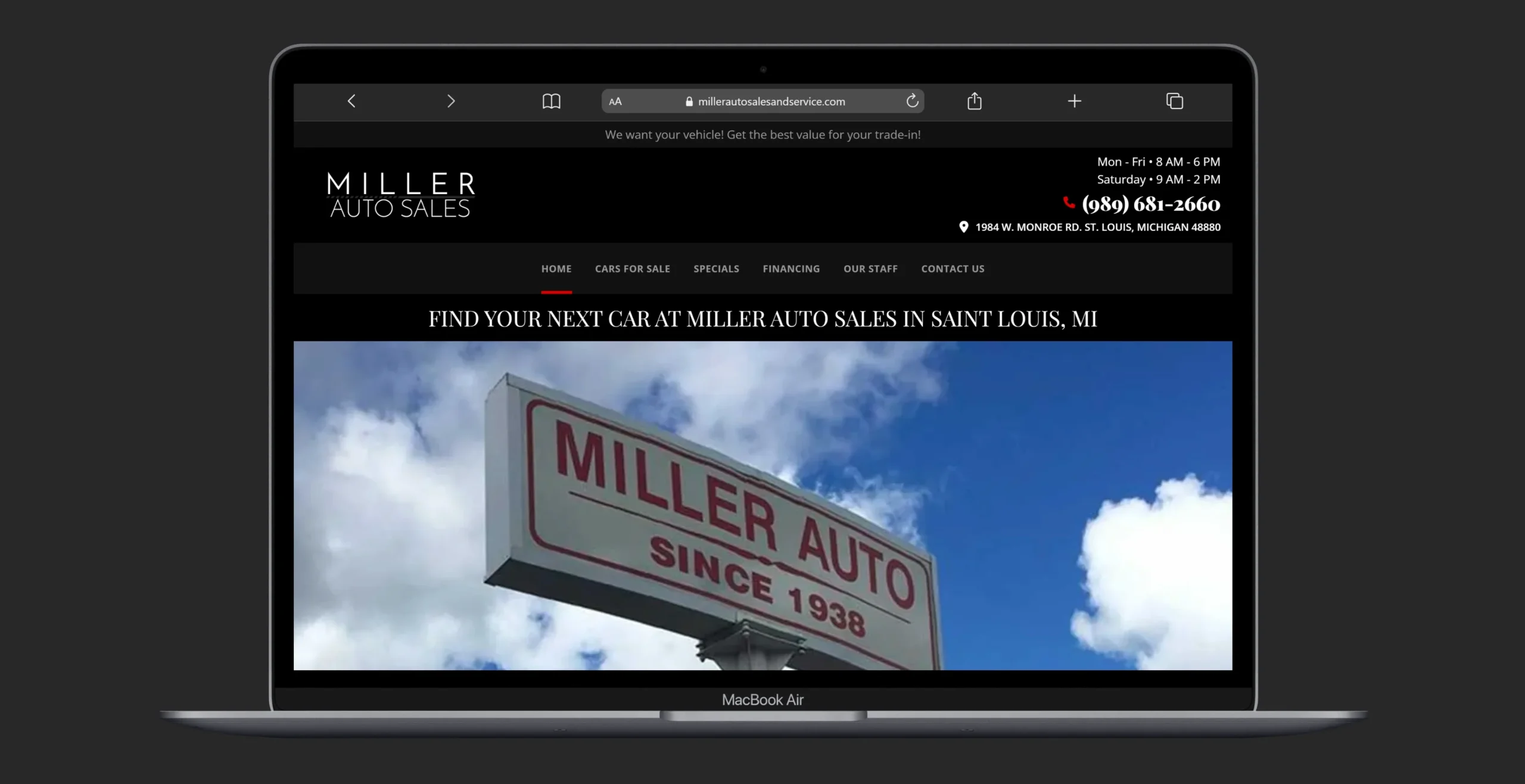 Used Cars & Auto Repair Services | Miller Auto Sales and Service