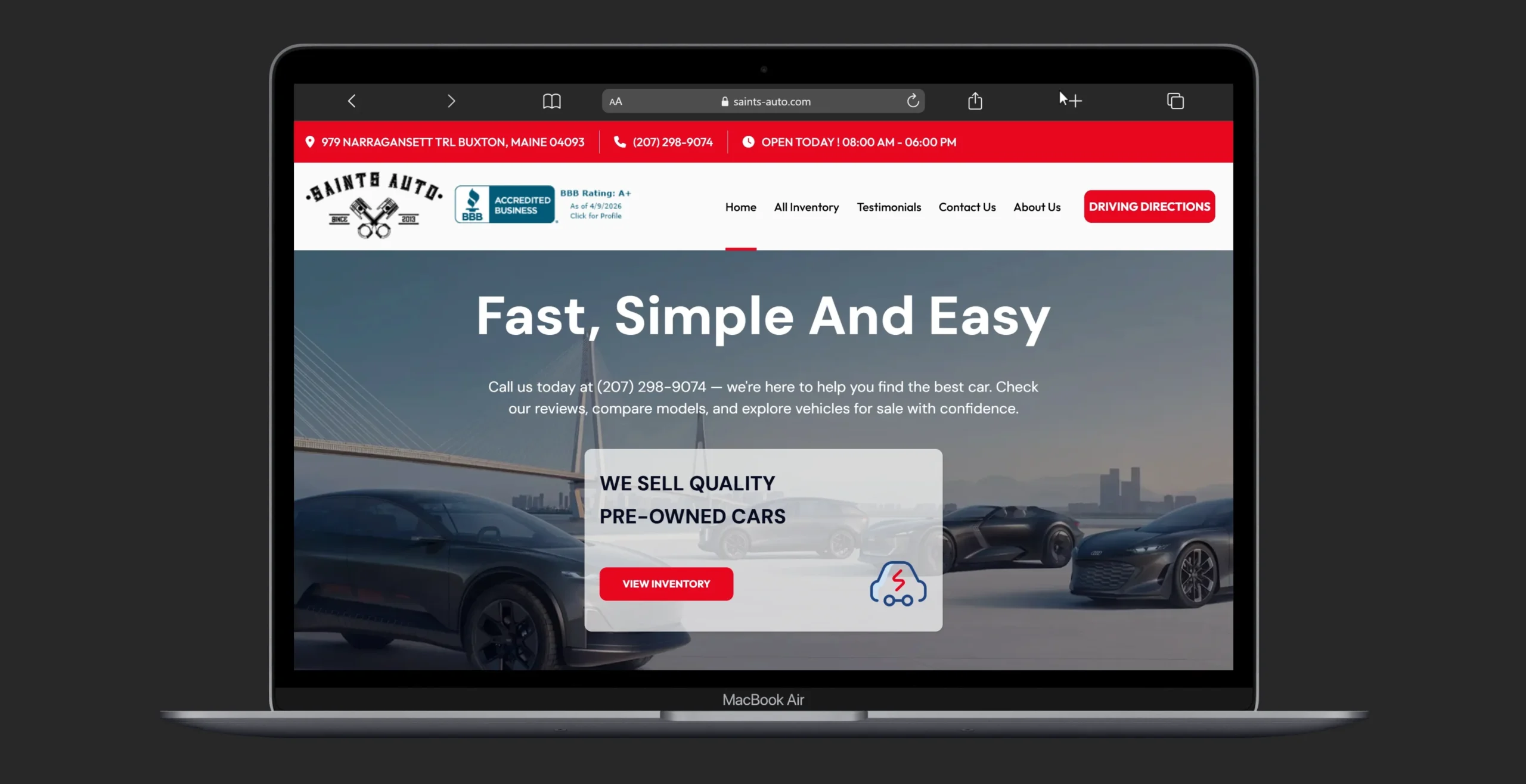 Quality Used Cars for Sale | Saints Auto Dealership